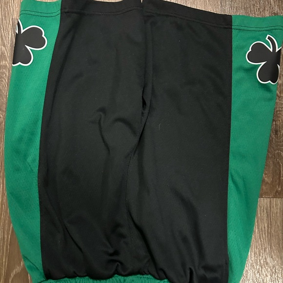 Nike Celtic Black and Green Authentic Basketball Shorts - Picture 6 of 6